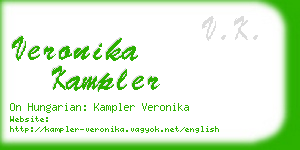 veronika kampler business card